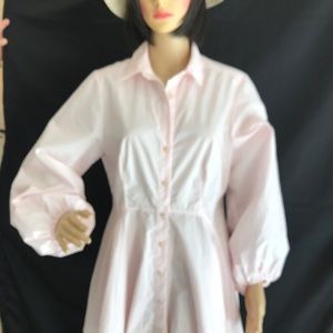 Free people oversized shirt mini dress